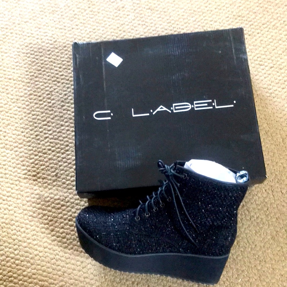 C.Label ankle boots, size 9.5-10